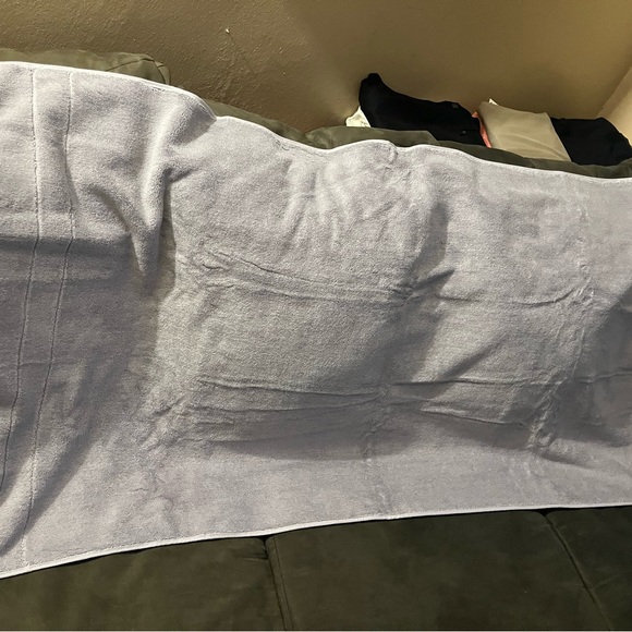 1 DAY SALE 2 Brook-linen Grey Super- Plush Towels Orig.$66 each - Picture 6 of 9